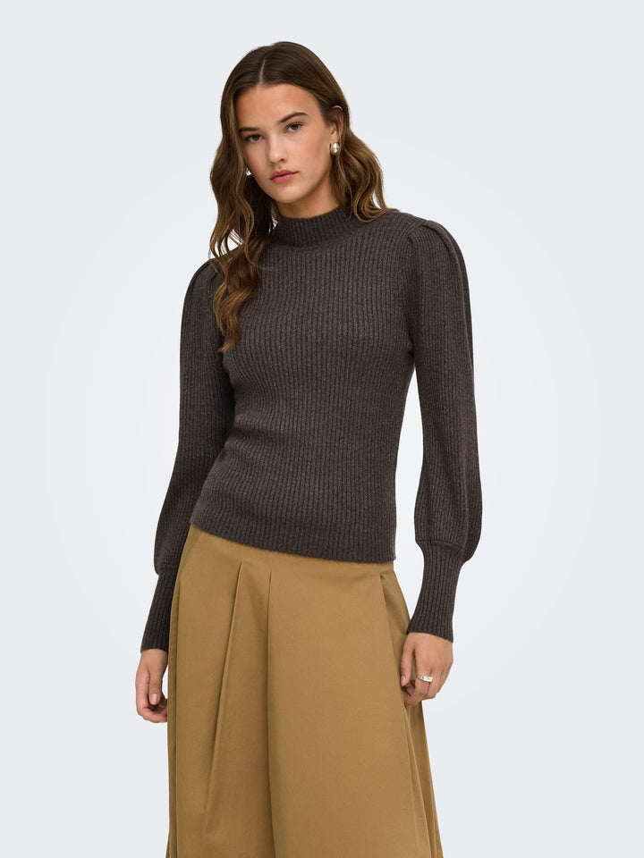 Only 15232494 Katia trui bruin – dames