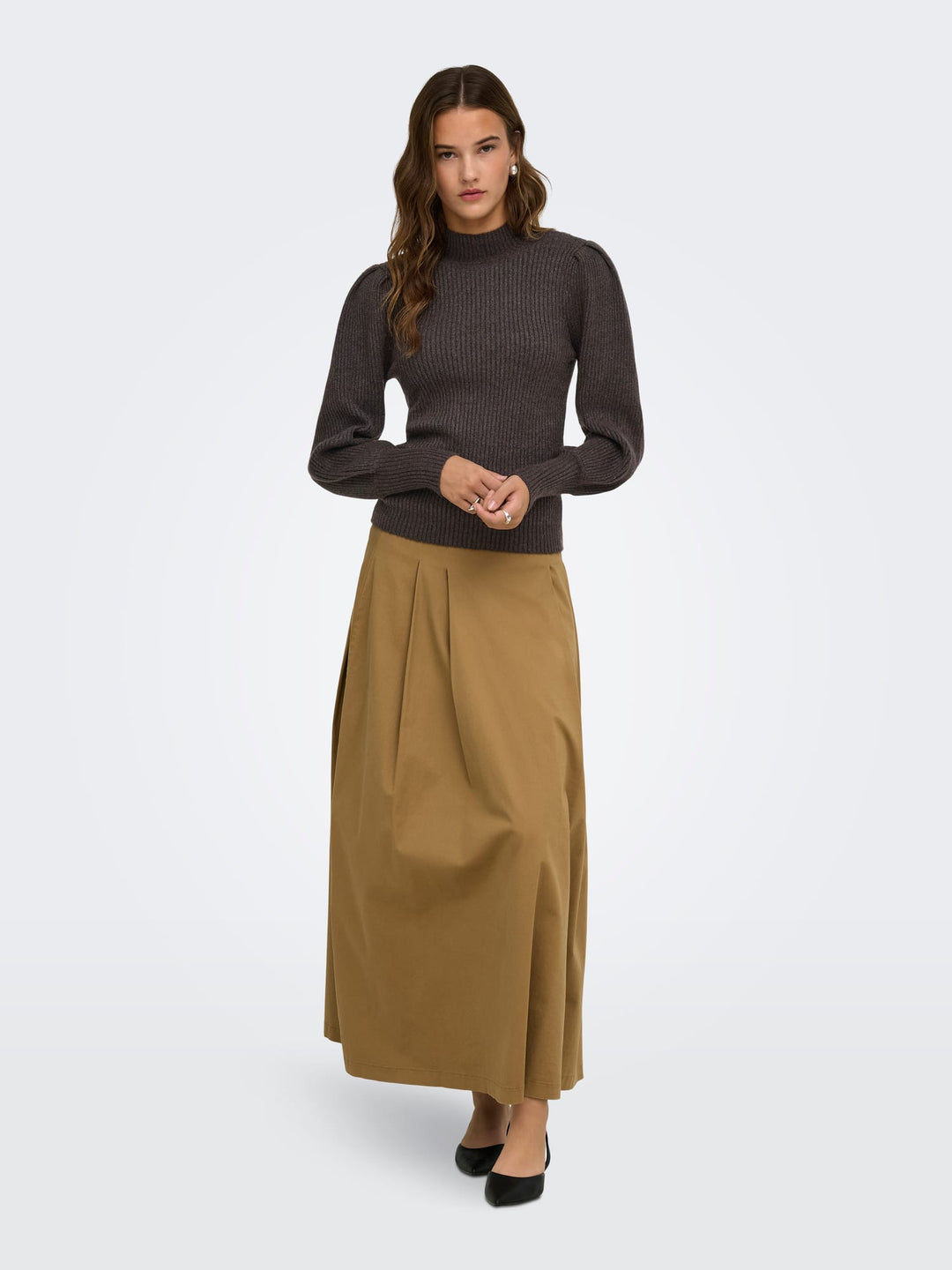Only 15232494 Katia trui bruin – dames