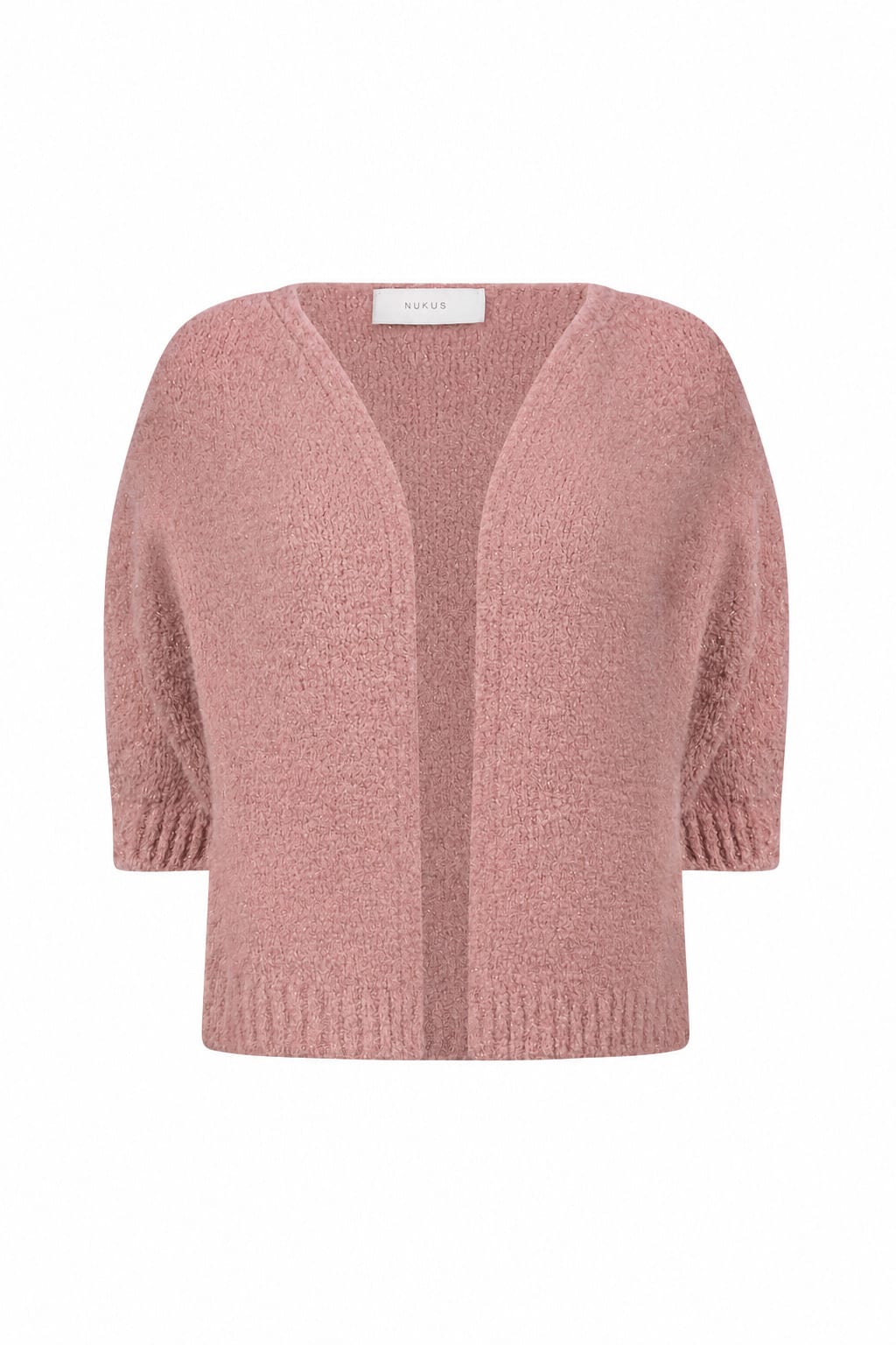 Nukus NKF05026 Jip vest gebreid oud roze – dames