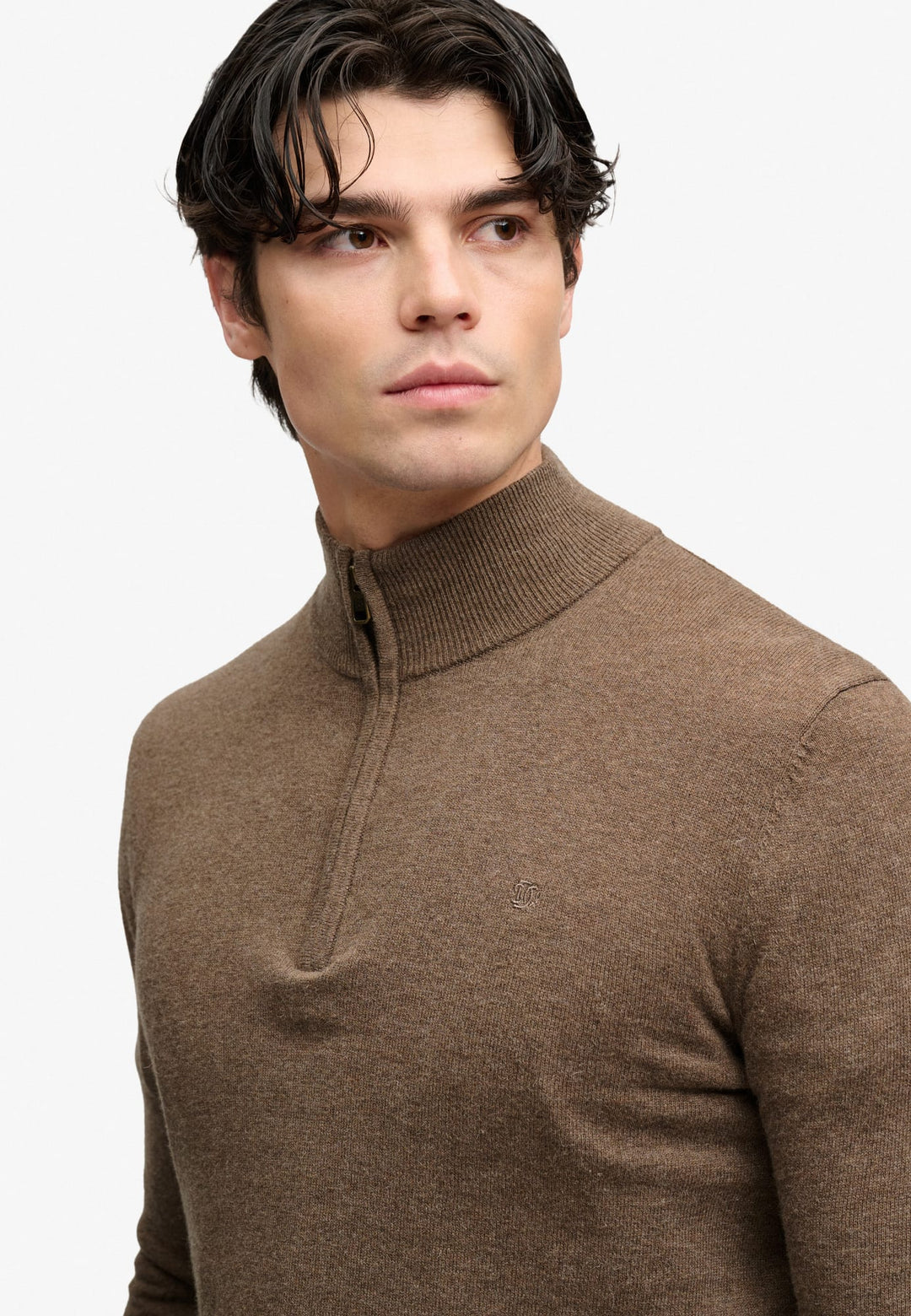Superdry M6110783A trui heren bruin melee
