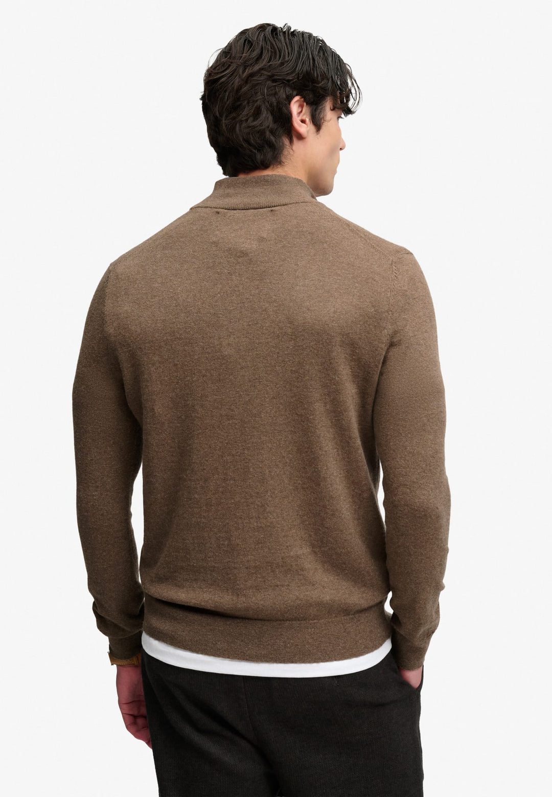 Superdry M6110783A trui heren bruin melee