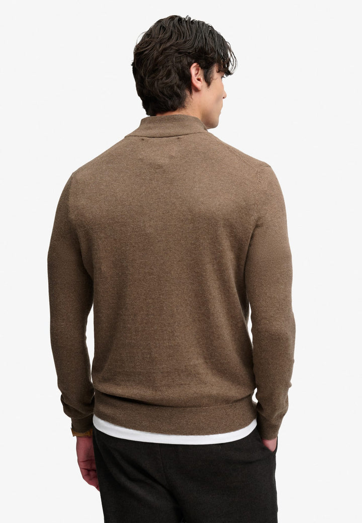 Superdry M6110783A trui heren bruin melee
