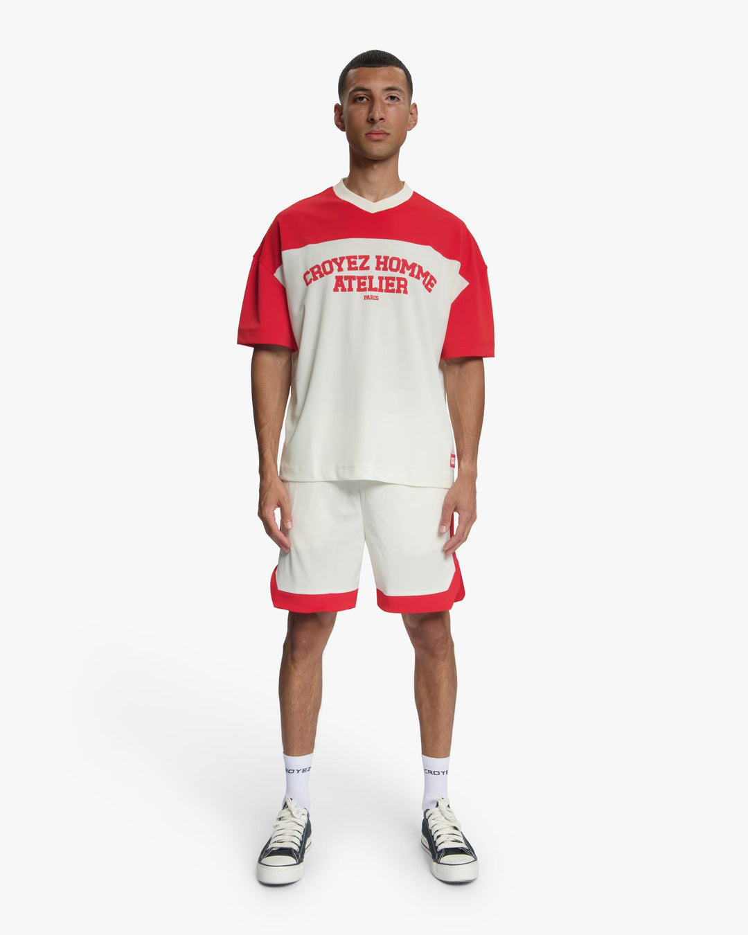 Croyez CRB3002643 t-shirt k/m heren off-white