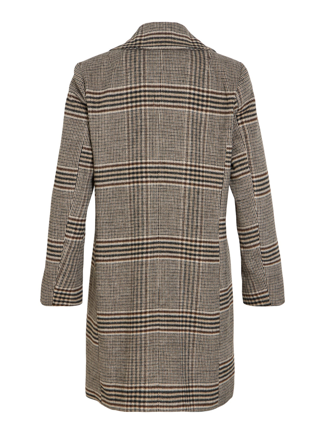 Vila 14115242 Leova tussenjas dames bruin dessin