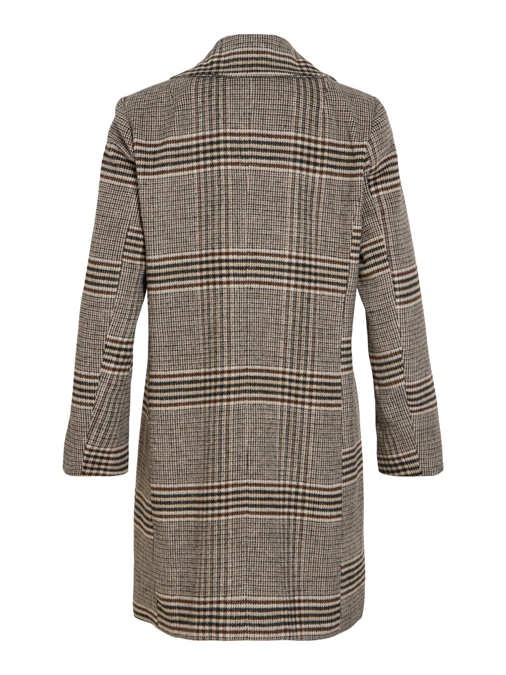 Vila 14115242 Leova tussenjas dames bruin dessin