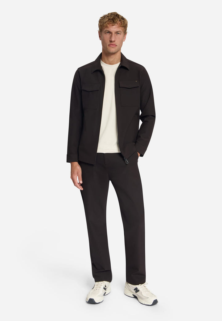 No Excess N5104 winterjas bruin dessin – heren