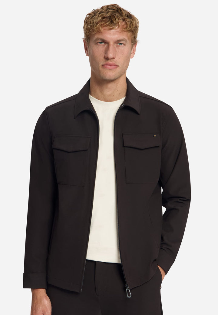 No Excess N5104 winterjas bruin dessin – heren