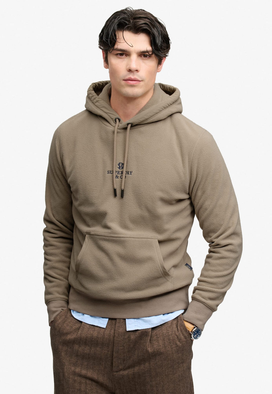Superdry M2014577A sweater beige – heren