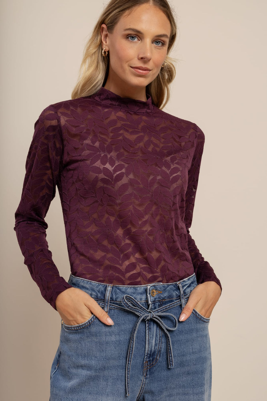 Studio Anneloes 91546 Reagan top l/m bordeaux