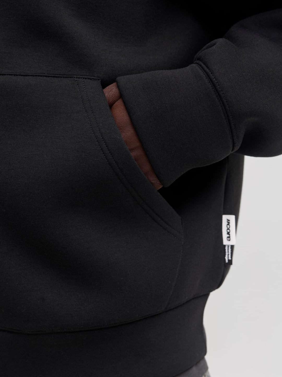 Jack & Jones 12302694 legacy vest sweat heren - zwart