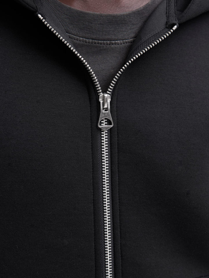 Jack & Jones 12302694 legacy vest sweat heren - zwart