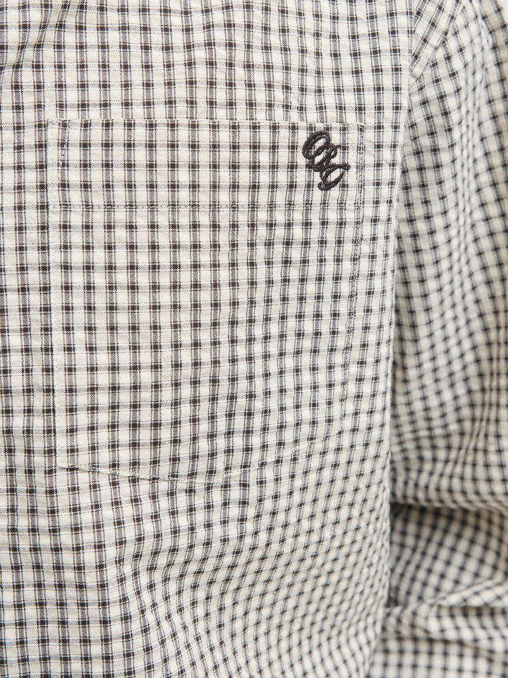 Jack &amp; Jones 12315905 Menton overhemd ecru dessin – heren