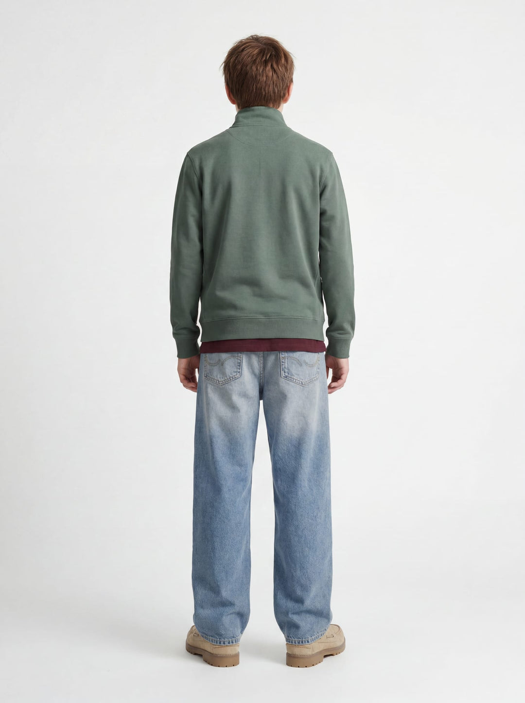 jack & jones kids Norrrebro sweater olijf – jongens