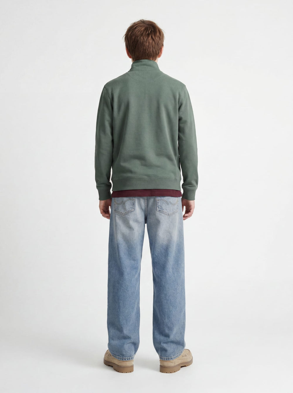 jack & jones kids Norrrebro sweater olijf – jongens