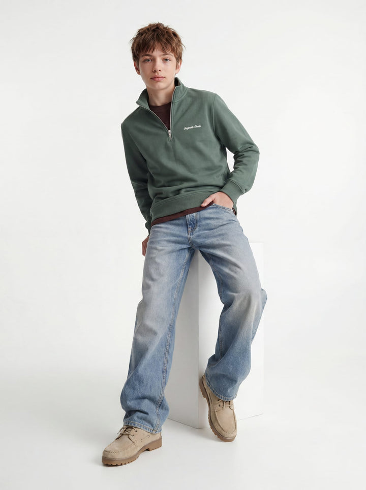 jack & jones kids Norrrebro sweater olijf – jongens