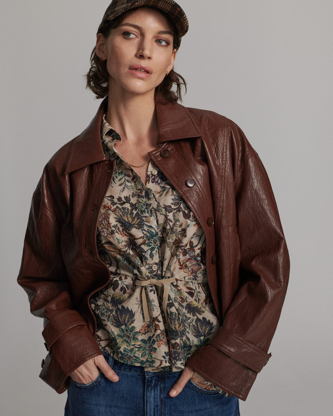 Summum jack (imitatie) leer cognac – dames