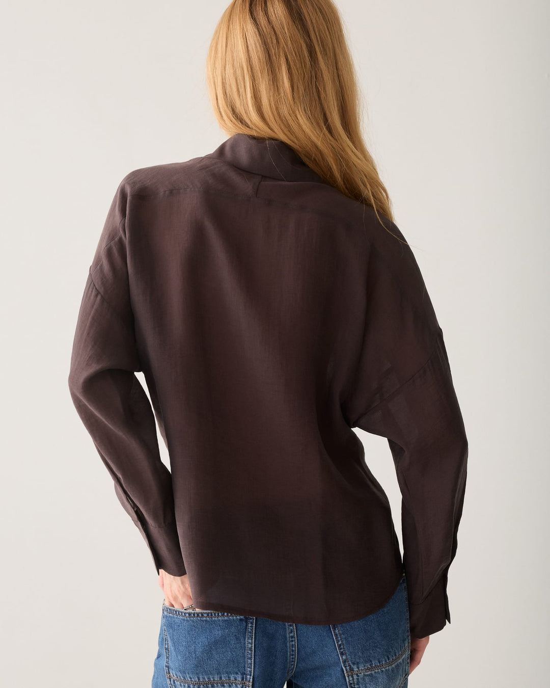 Summum blouse l/m dames bruin – 2s3524-12492
