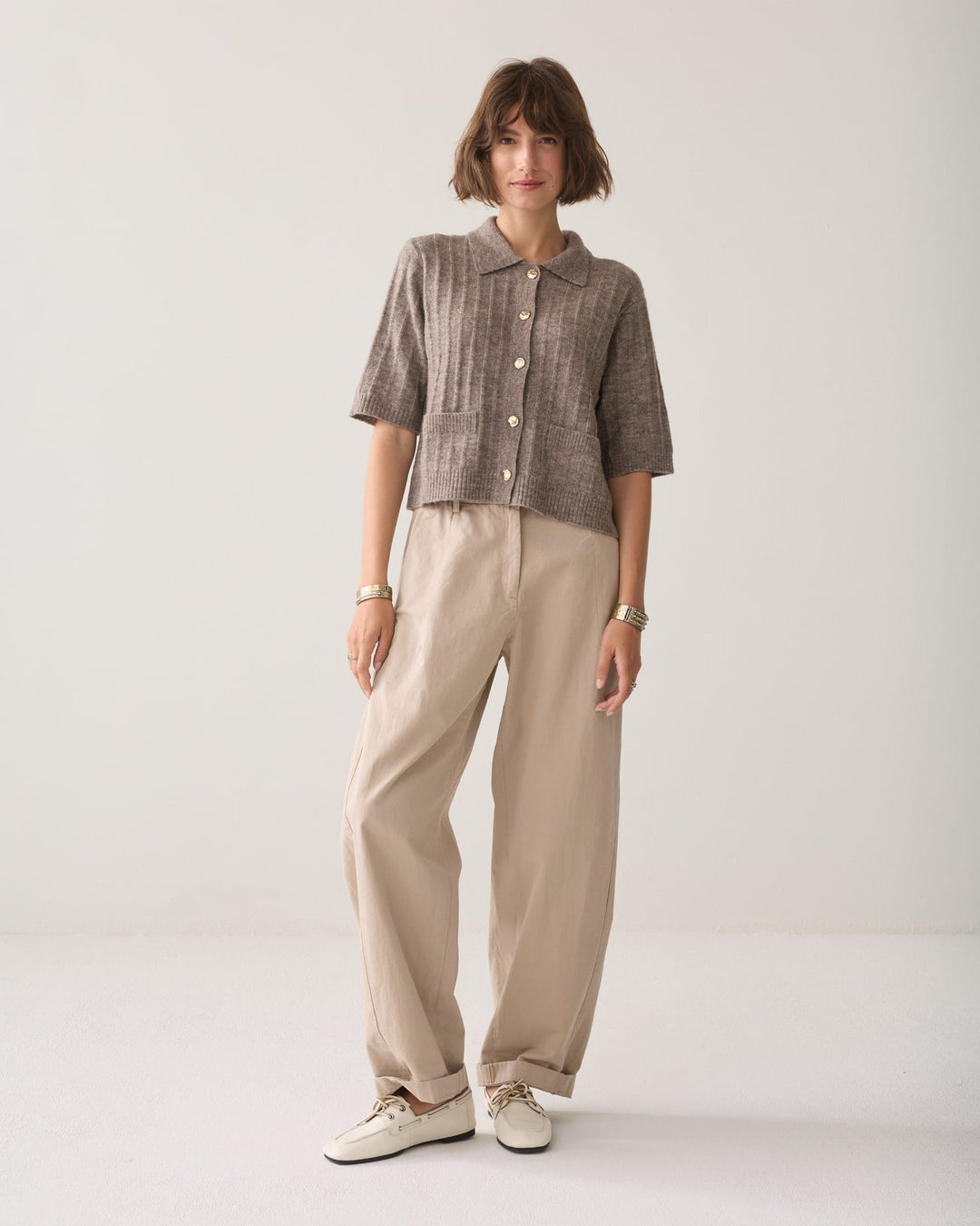 Summum 4s3044-12484 lange broek dames zand