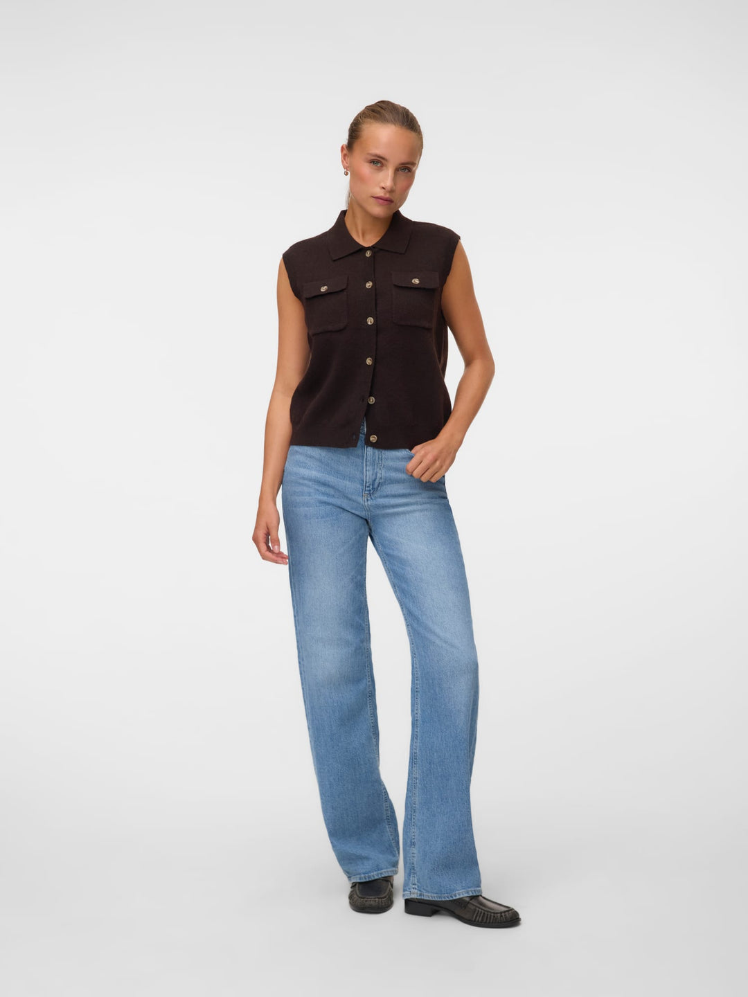 VERO MODA 10350234 Brisa spencer dames bruin