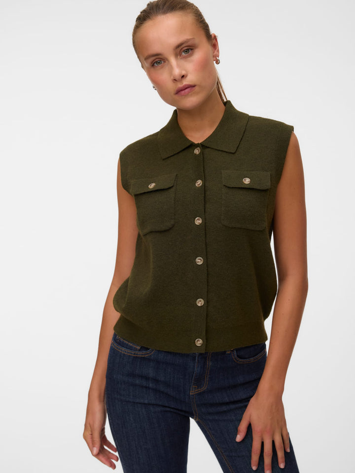 VERO MODA 10350234 Brisa spencer dames donkergroen