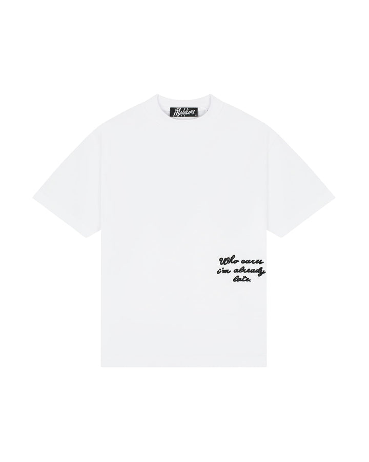 Malelions men MMA50026031 t-shirt wit – heren