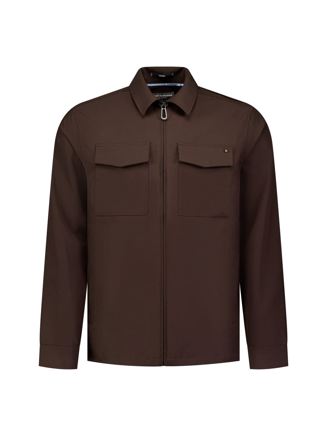 No Excess N5104 winterjas bruin dessin – heren