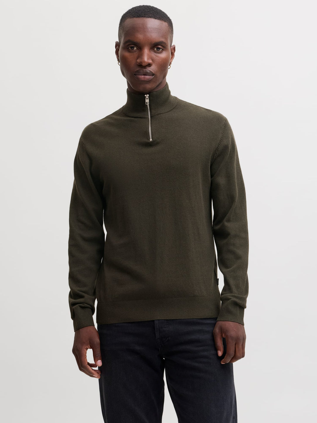 Jack &amp; Jones 12189339 Emil trui donkergroen – heren