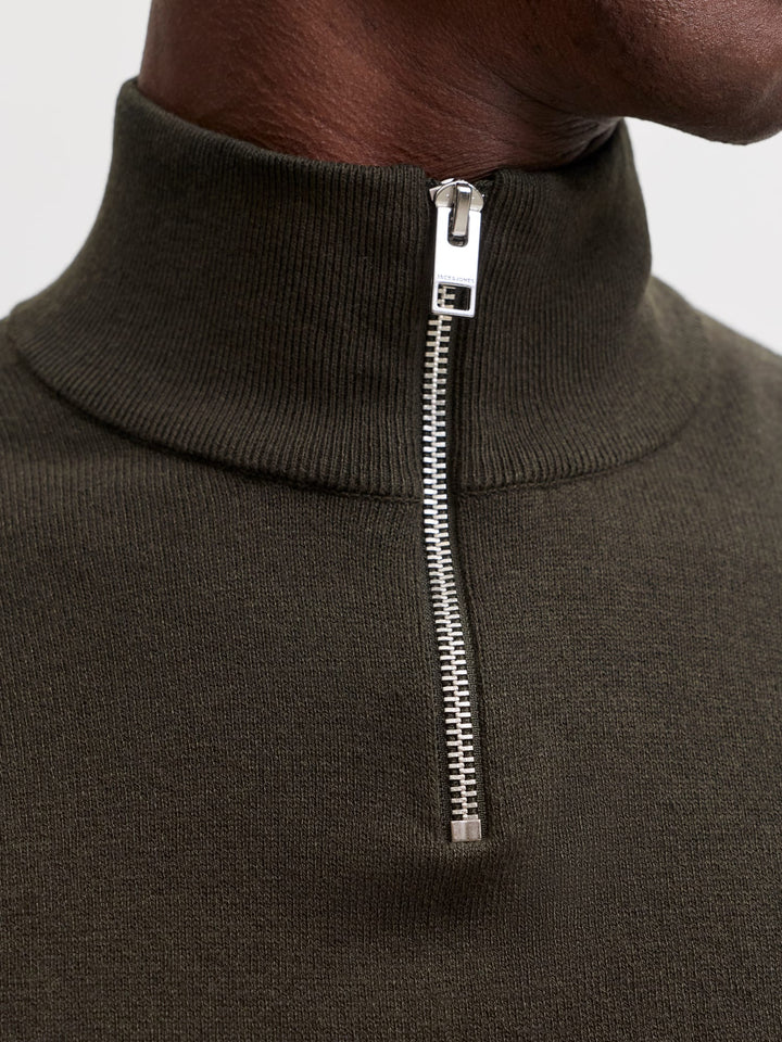 Jack &amp; Jones 12189339 Emil trui donkergroen – heren