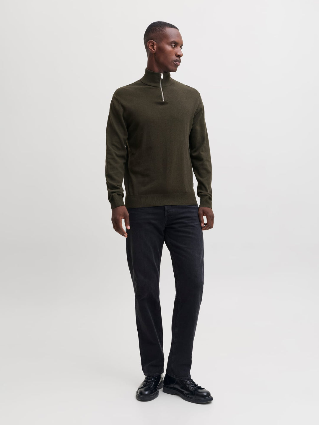 Jack &amp; Jones 12189339 Emil trui donkergroen – heren