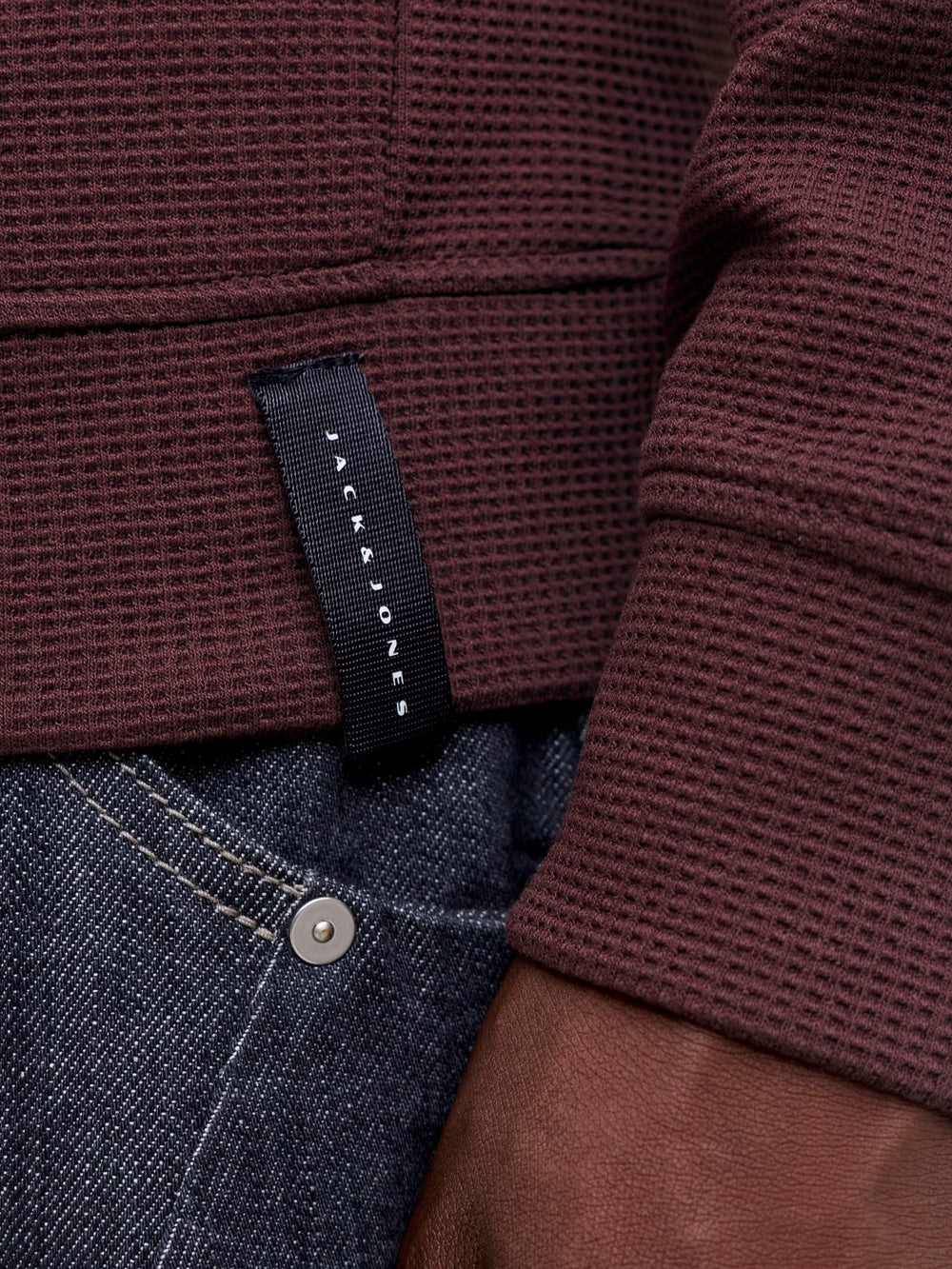 Jack & Jones Fusion sweater bordeaux – heren