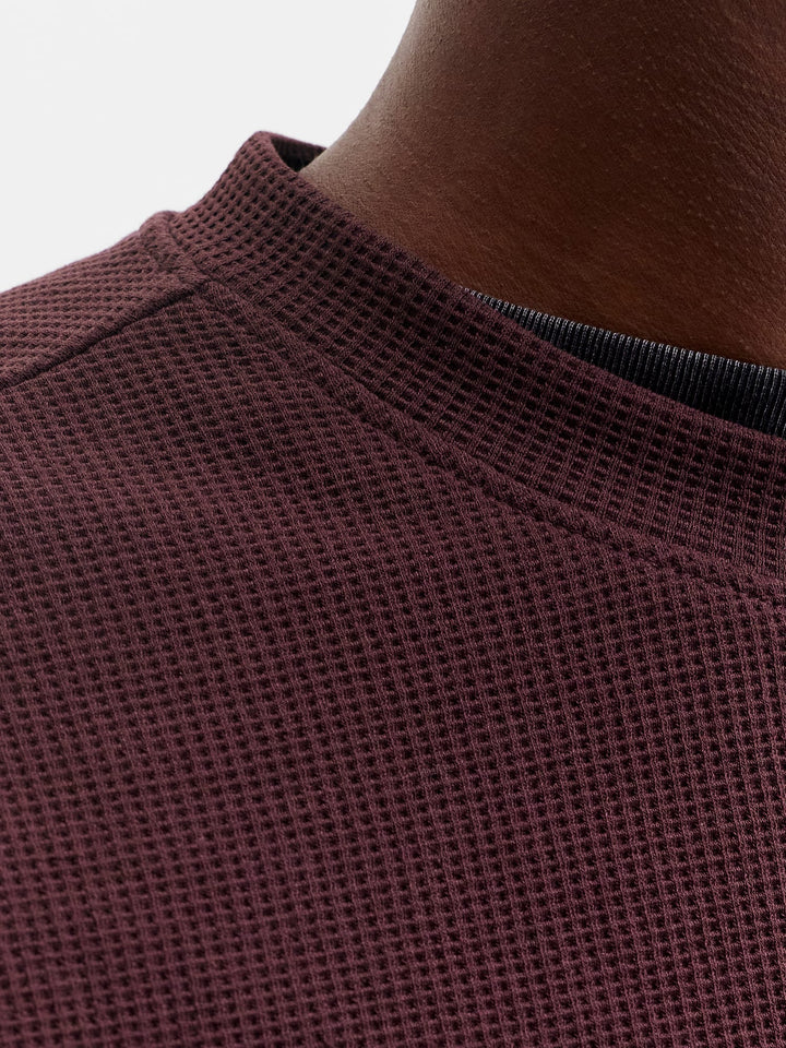 Jack & Jones Fusion sweater bordeaux – heren