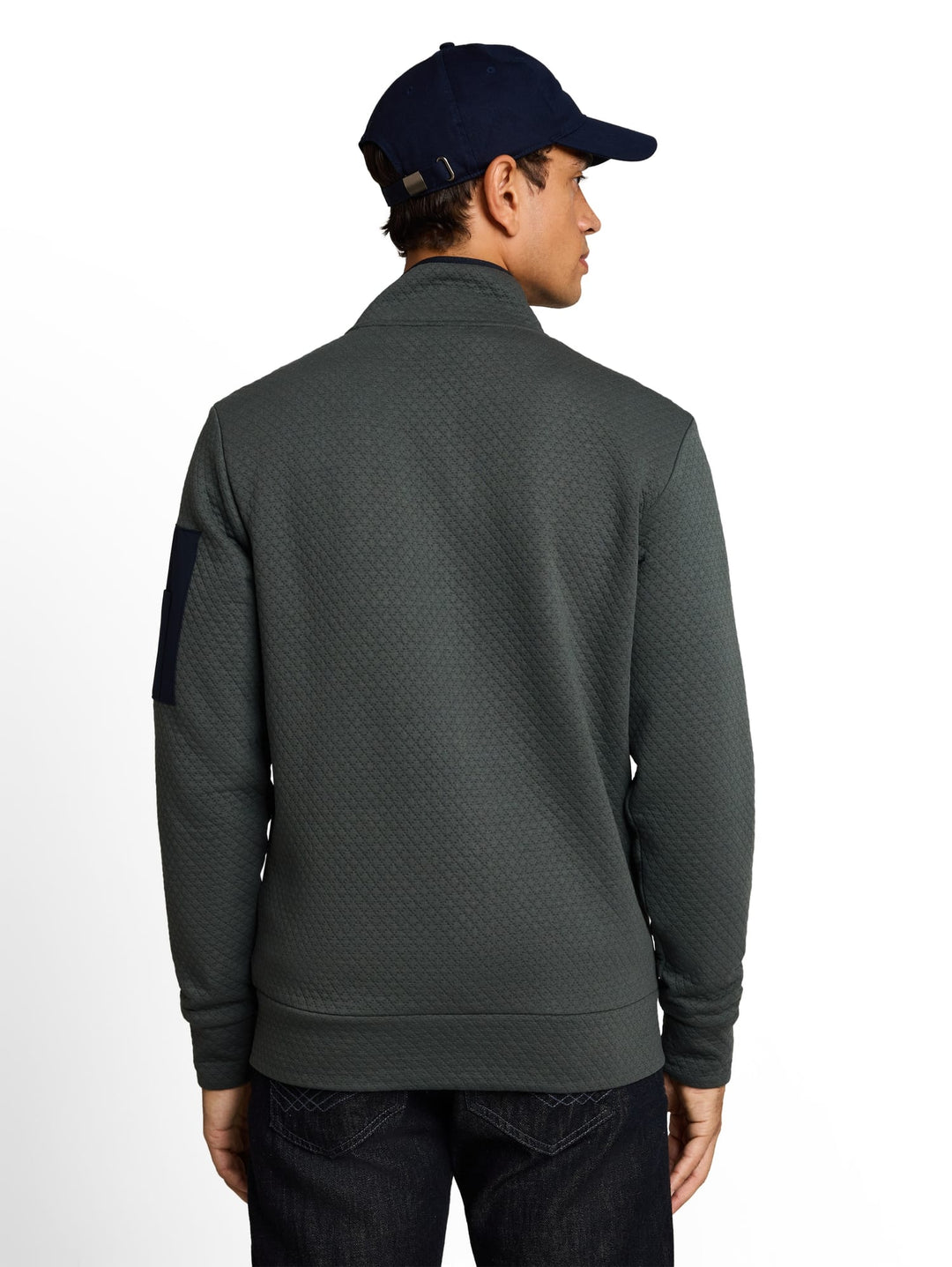 Tom Tailor 1052684 vest sweat heren olijf