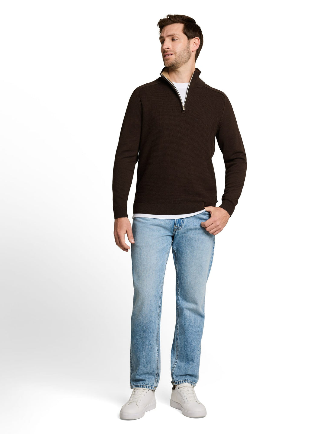 Tom Tailor 1052209 trui heren bruin