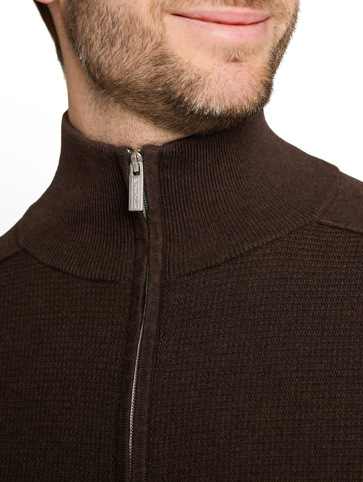 Tom Tailor 1052209 trui heren bruin