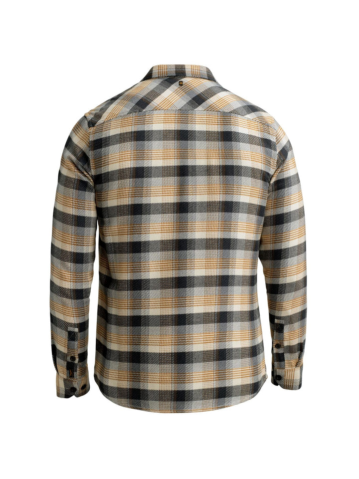 PME-Legend PSI2608216 overhemd l/m heren blauw dessin
