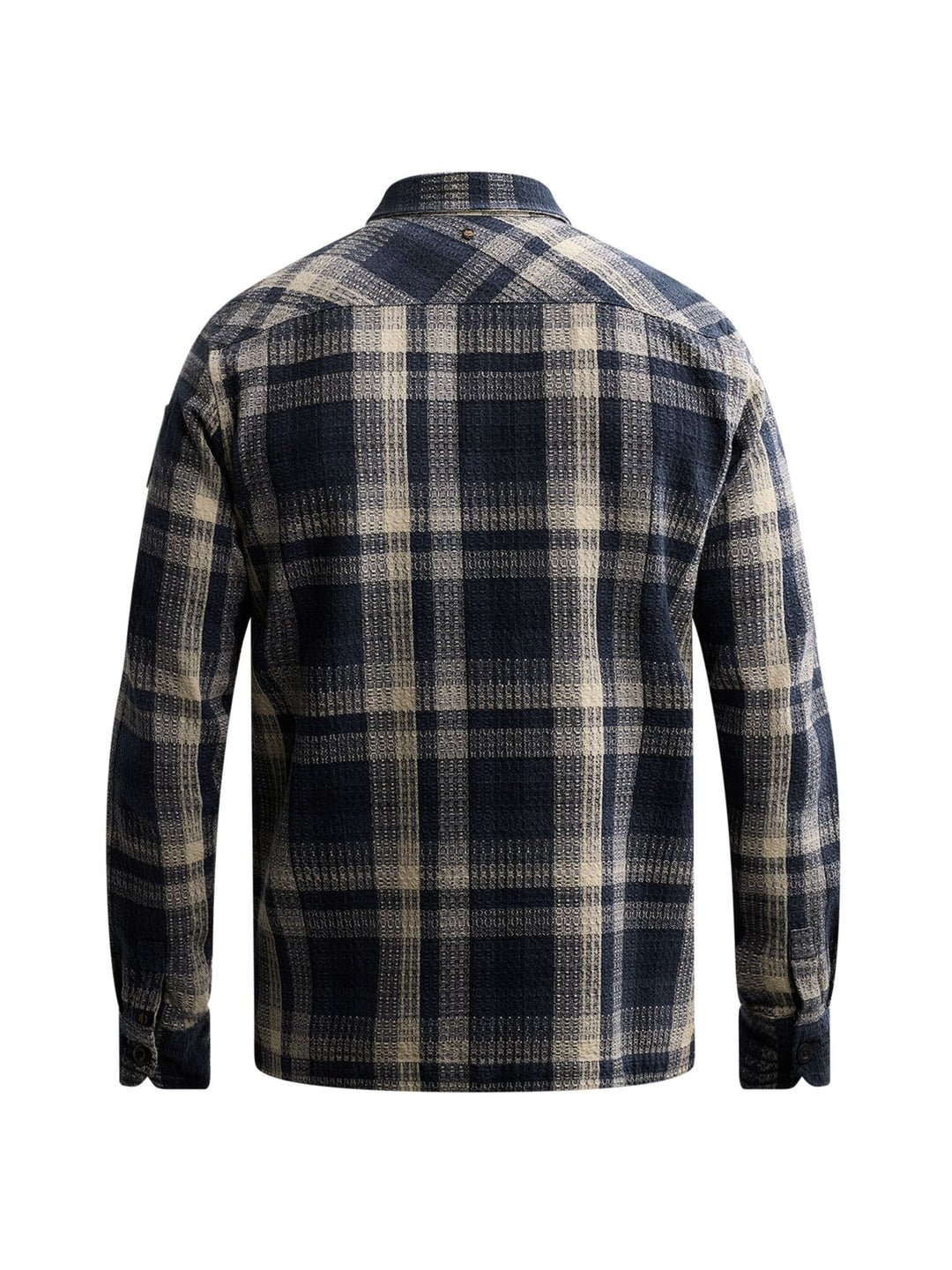 PME-Legend PSI2610212 overhemd l/m heren blauw dessin