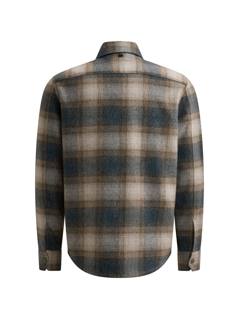 Vanguard VSI2608212 overhemd l/m heren blauw dessin