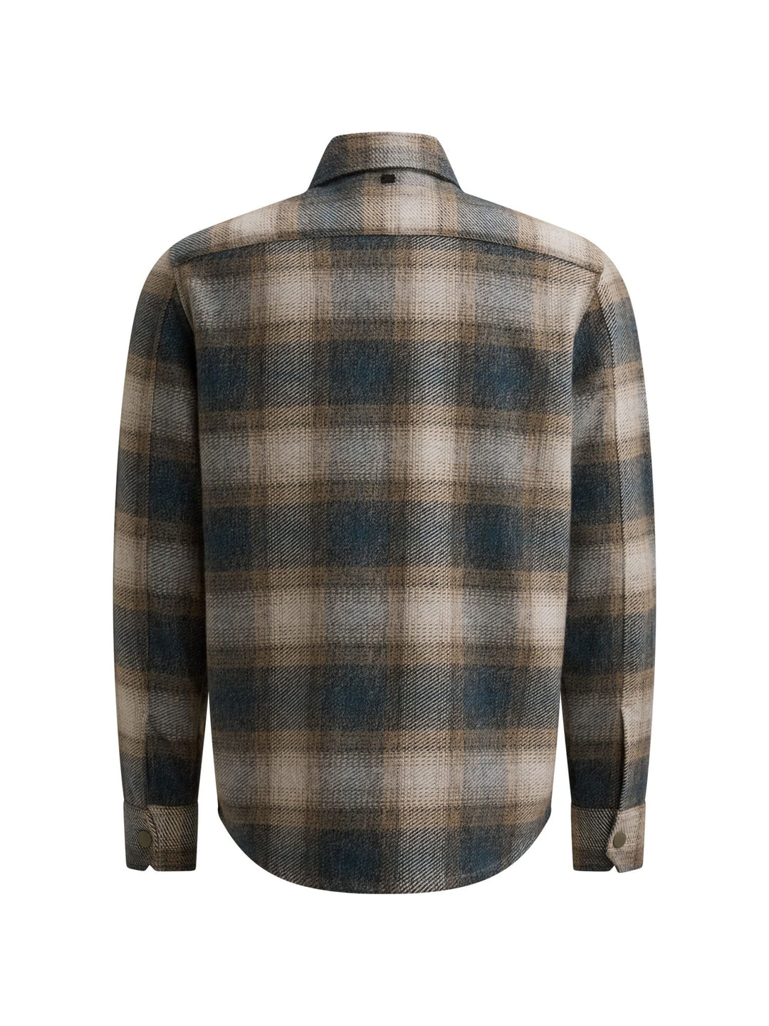 Vanguard VSI2608212 overhemd l/m heren blauw dessin