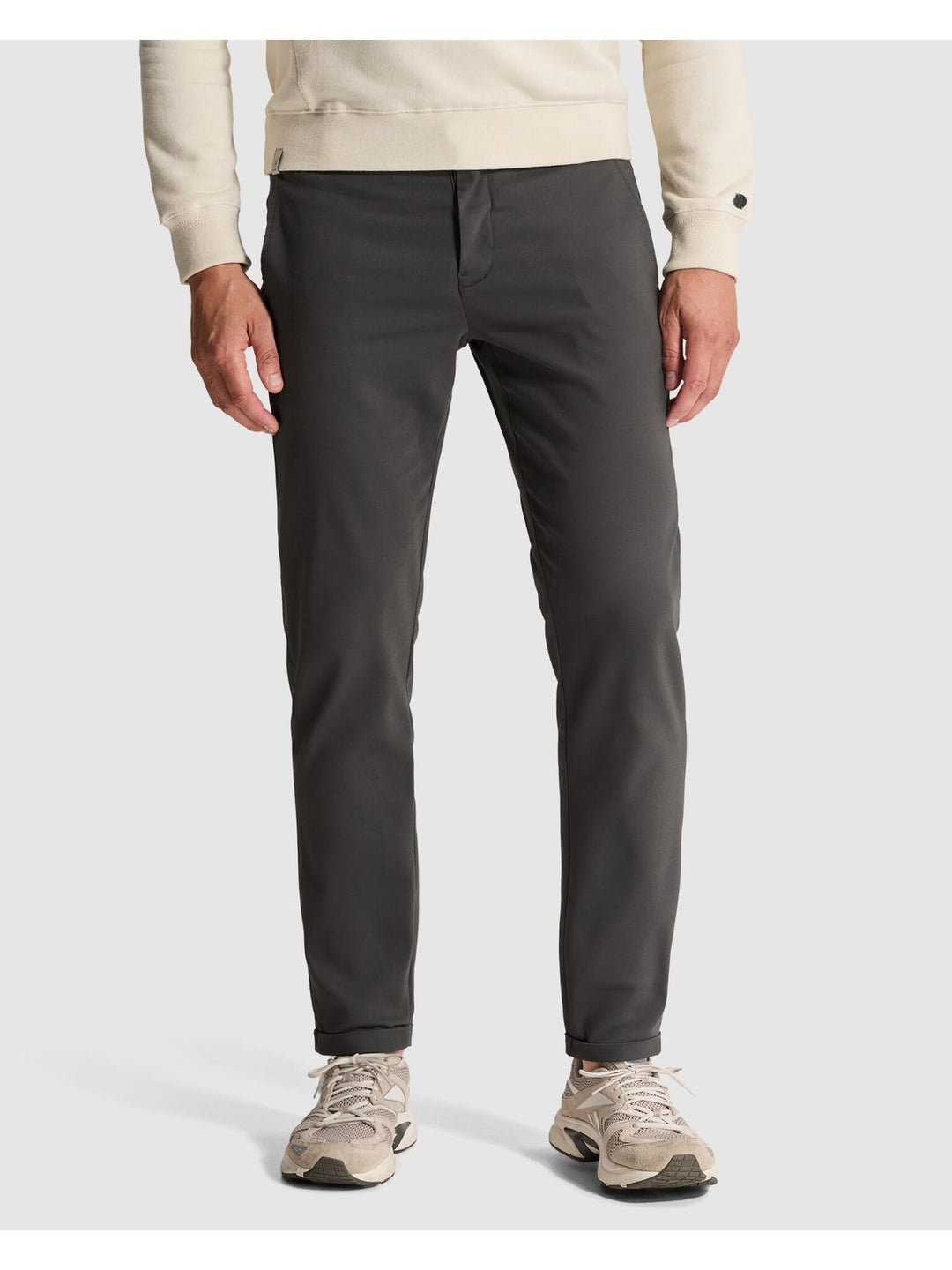 Cast Iron chino heren grijs – CTR2608610-9167 - L32