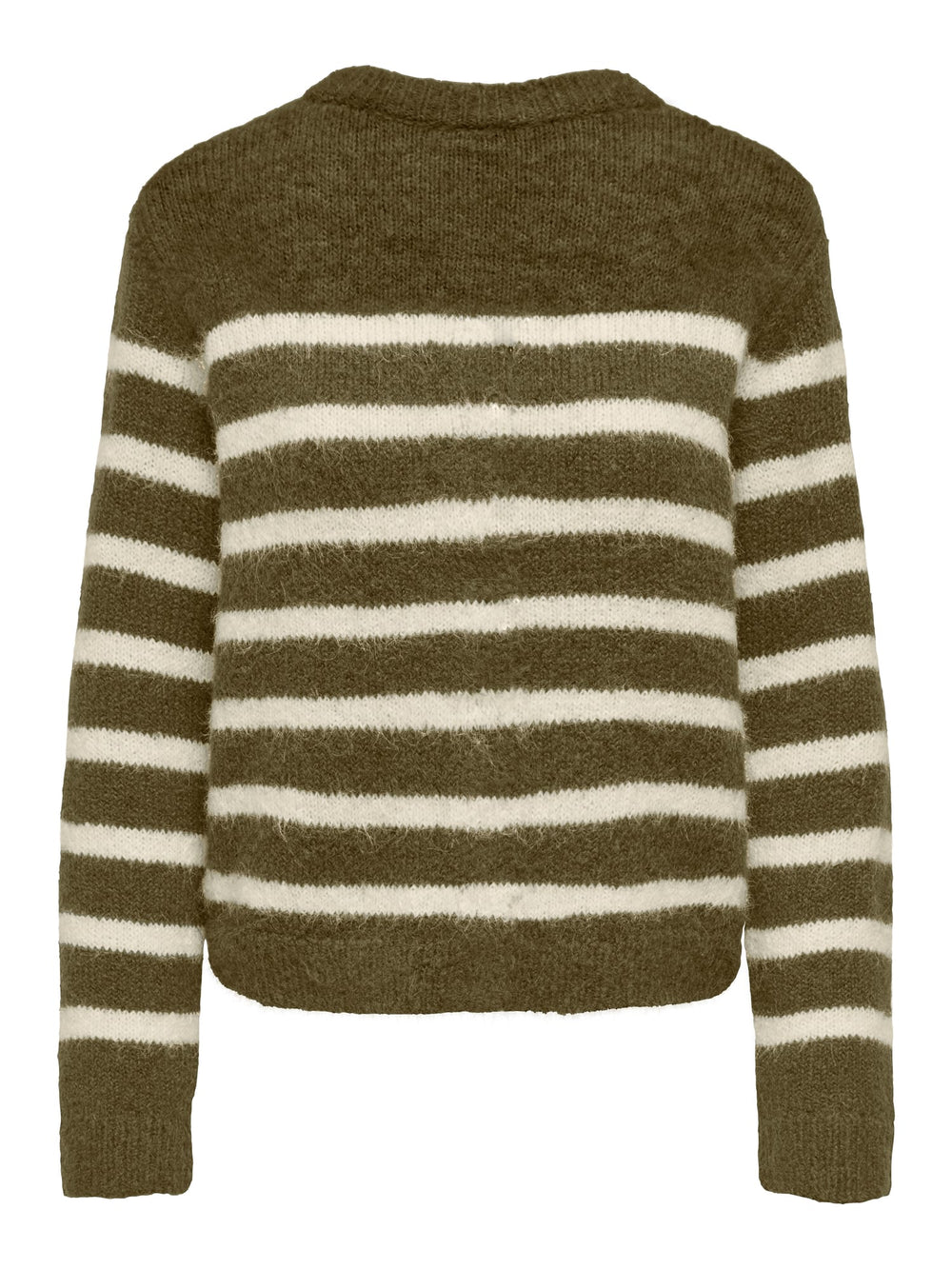 Only 15375125 Maggie vest gebreid dames groen dessin
