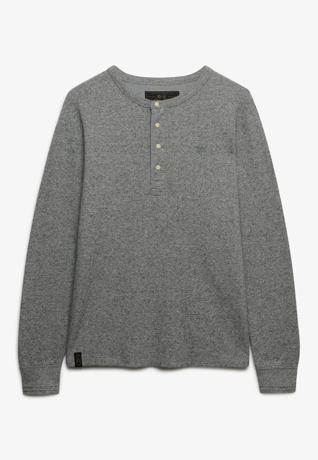 Superdry M6010974A t-shirt l/m heren grijs melee