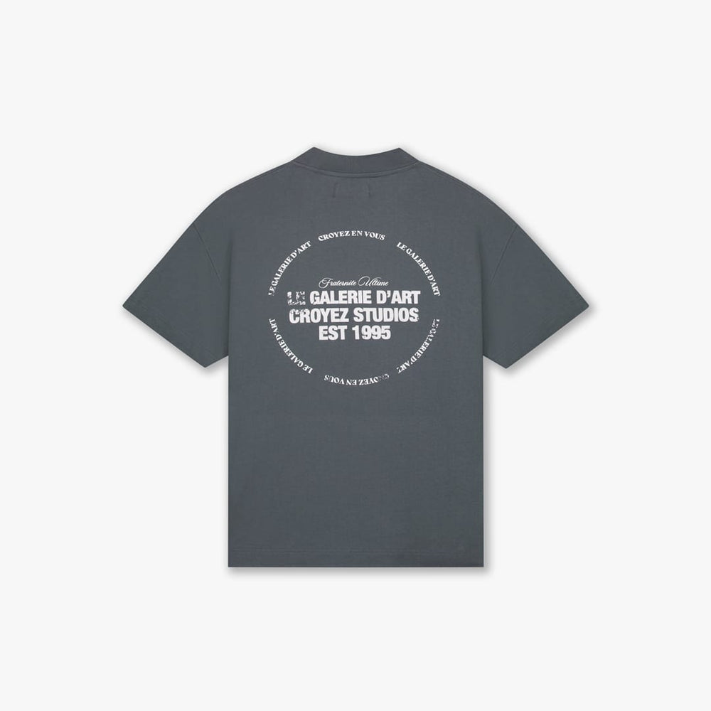 Croyez CRB45026009 t-shirt k/m heren antraciet