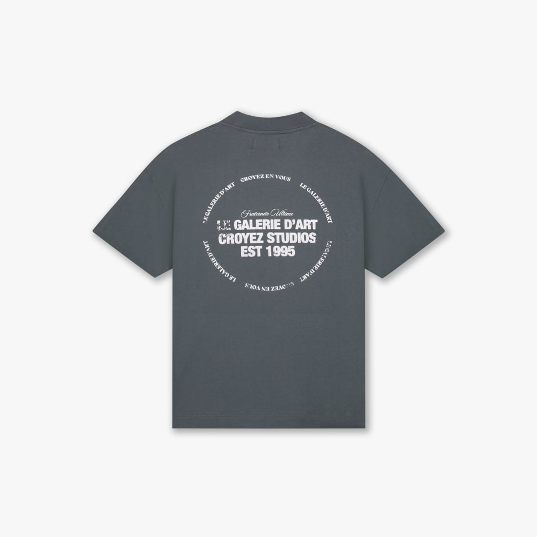 Croyez CRB45026009 t-shirt k/m heren antraciet
