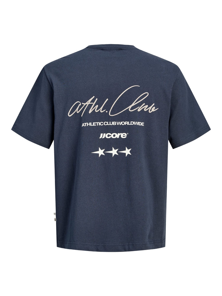Jack &amp; Jones 12300239 CLUB T-shirt navy – heren