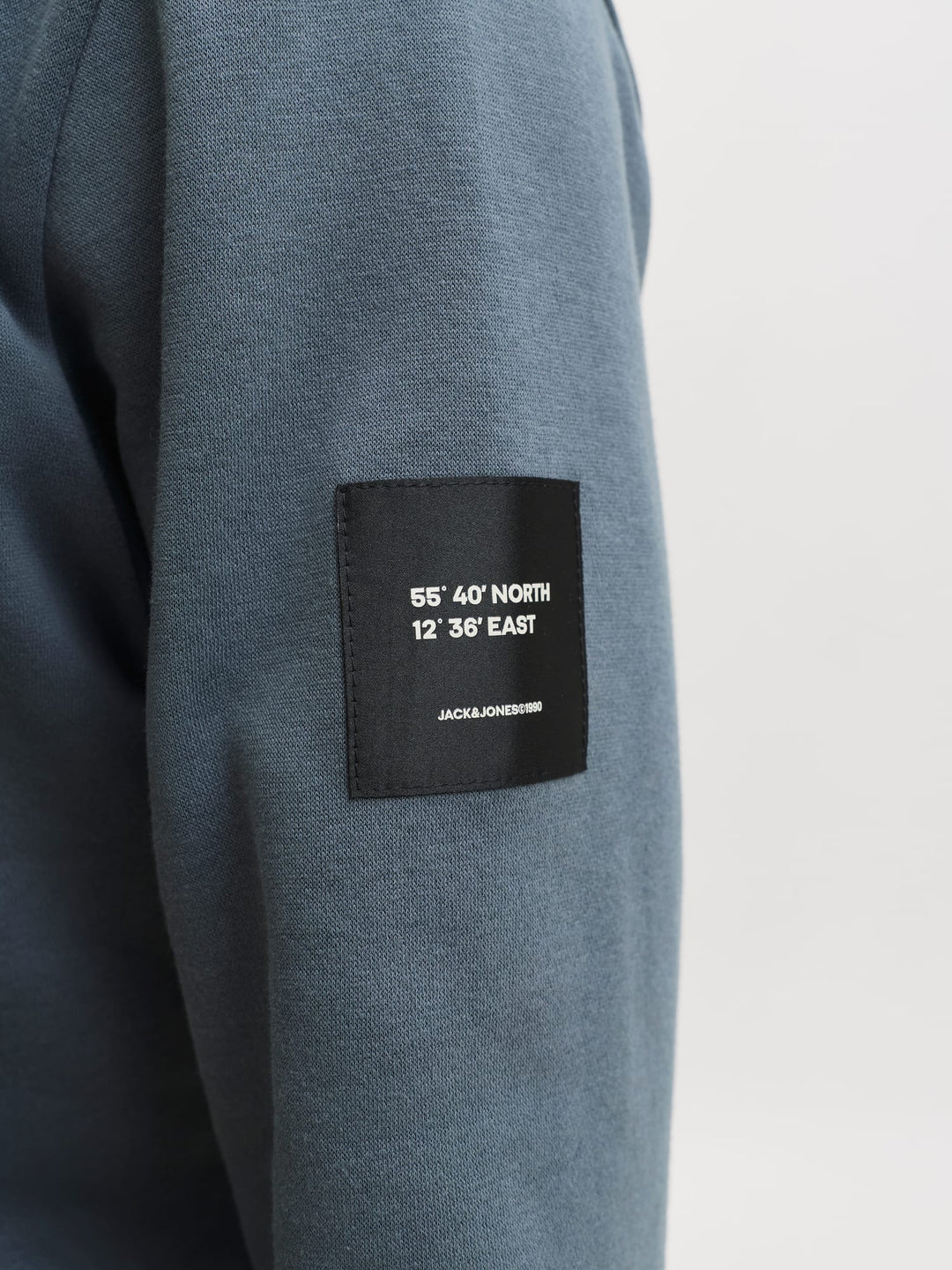 Jack &amp; Jones 12298441 Cleveland hoodie grijs melee – heren