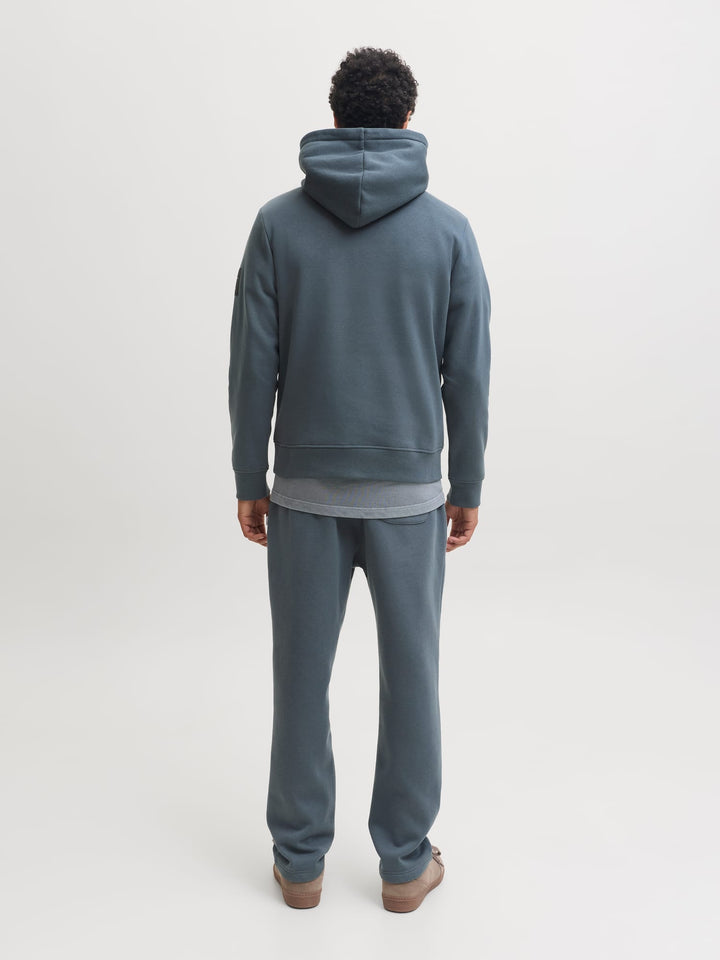 Jack &amp; Jones 12298441 Cleveland hoodie grijs melee – heren