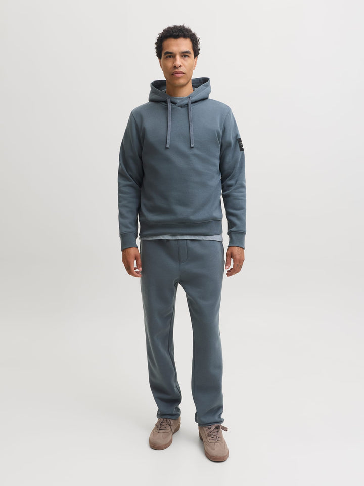 Jack &amp; Jones 12298441 Cleveland hoodie grijs melee – heren