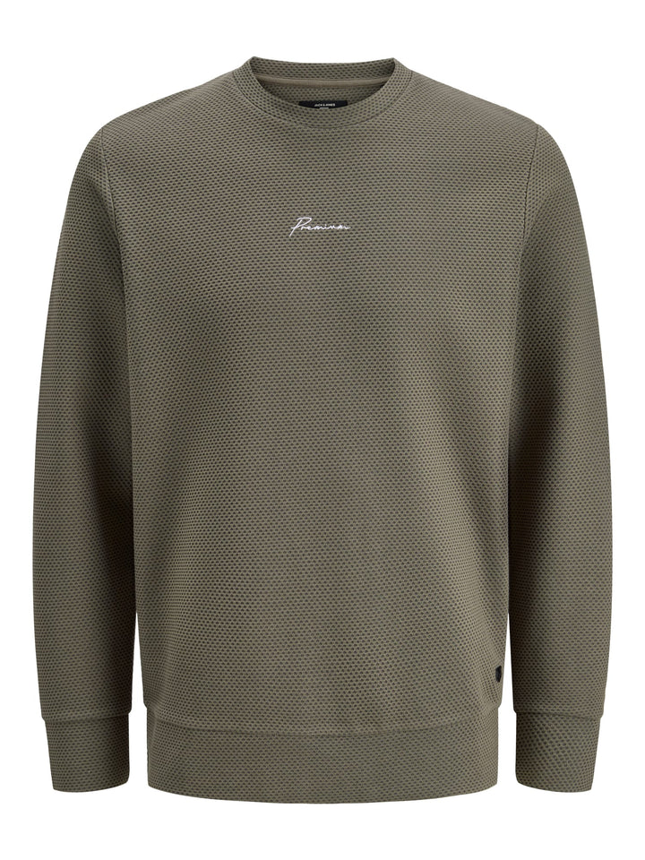 Jack &amp; Jones 12177126 BLAFRANCO sweater olijf – heren