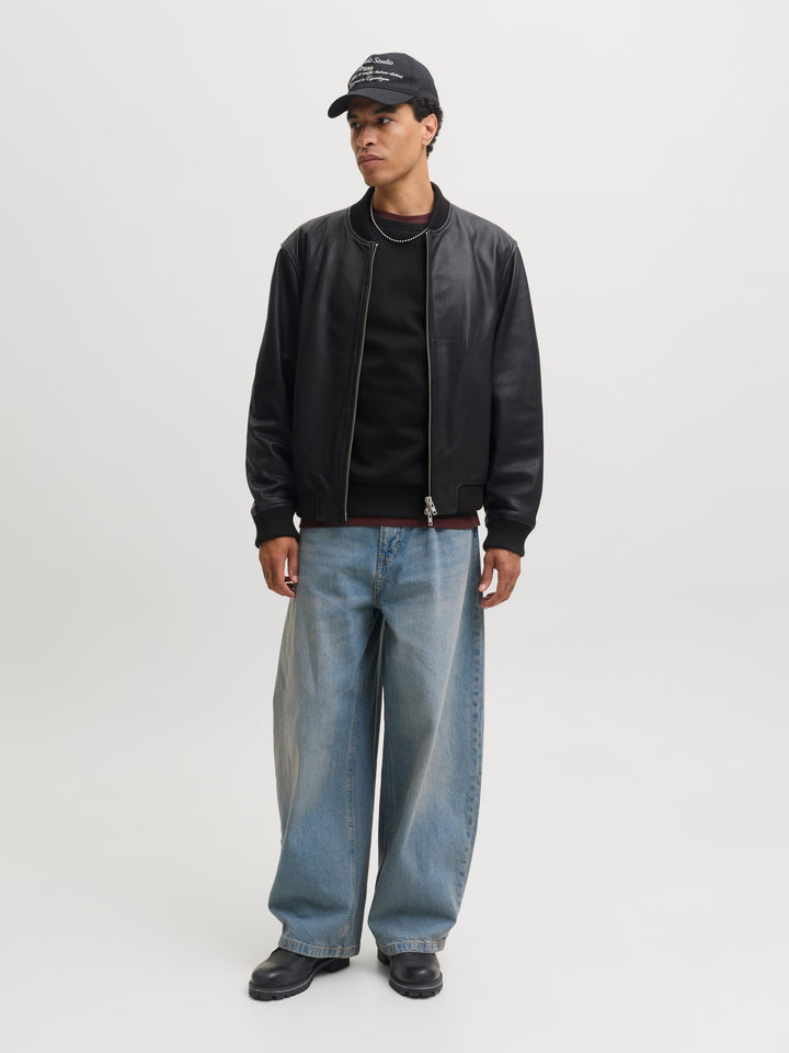 Jack &amp; Jones 12298440 Cleveland sweater zwart – heren