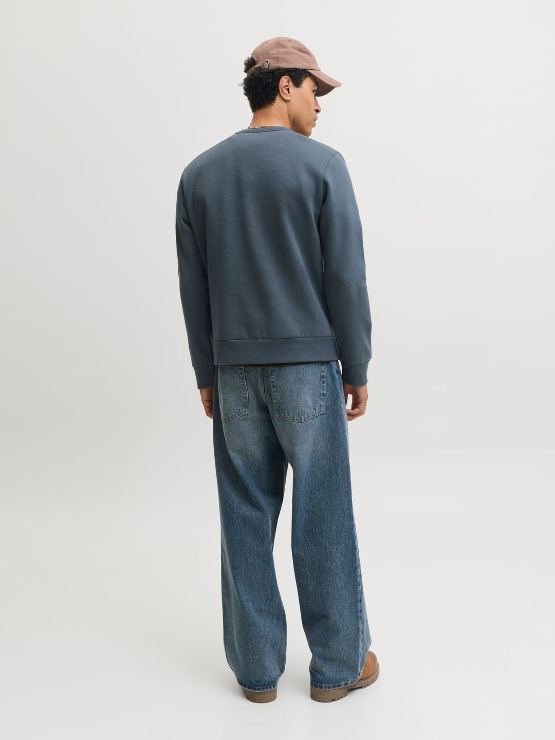 Jack &amp; Jones 12298440 cleveland sweater grijs – heren